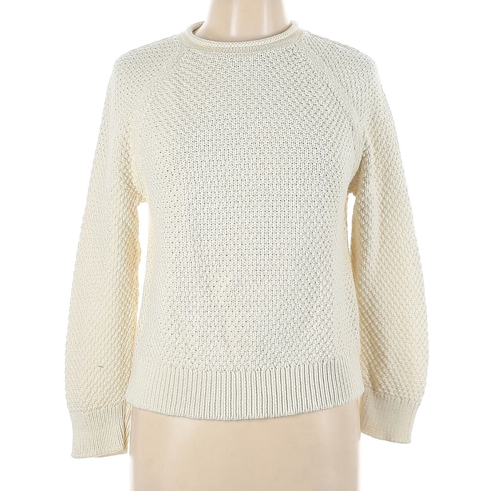 Lauren by Ralph Lauren Women's Cream Crew Neck Sweater